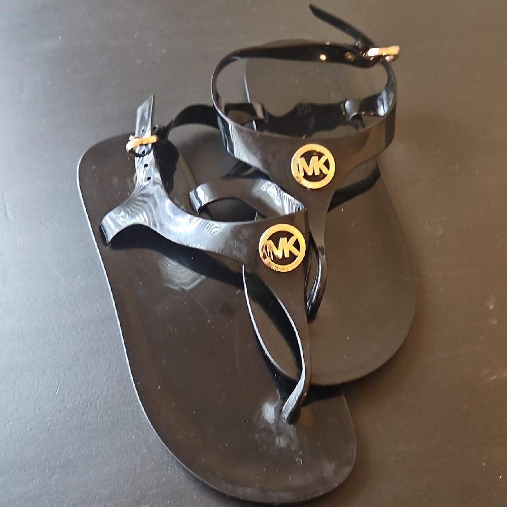 MK Sandals and Wallet Set